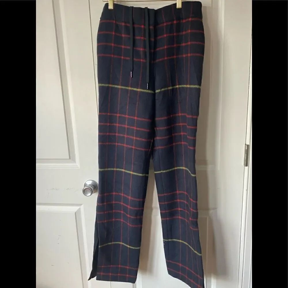 Rag and bone wool plaid trousers